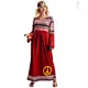 Flower Power Hippie Lady Costume